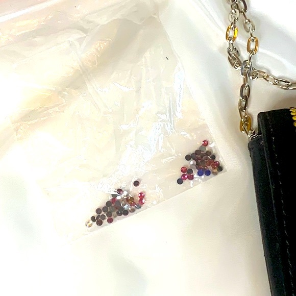 Natasha Evening Clutch Shoulder Bag  with Crystals NWOT - Picture 10 of 10